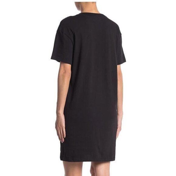 Madewell Women's Tee Dress in Cotton - Black - Picture 2 of 4